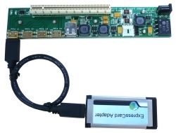 PE4H +EC2C ExpressCard to PCI E Adapter Ver2.4+1m Cable
