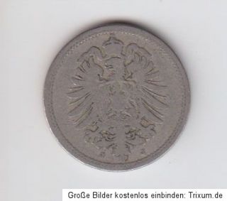 Germany Empire 10 Reichspfennig Pfennig (KN) 1875 J S SS