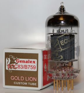 Genalex Gold Lion 12AX7/ECC83/B759 tubes, Brand New 