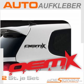 E153 Shocker DUB Style Aufkleber Sticker Auto VW