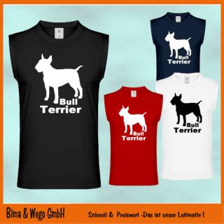 BULL TERRIER Muskel Shirt Hundemotiv Achselshirt 10 753