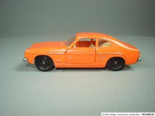 Ford Capri 1 orange Siku V Serie V310 PKW Modell Oldtimer Modellauto