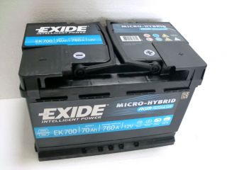 EXIDE AGM 700 Autobatterie 12V 70Ah 760 A (EN) PKW