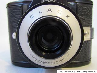 Agfa CLACK Rollfilmkamera, Vintage Kamera, inklusive Tasche, guter