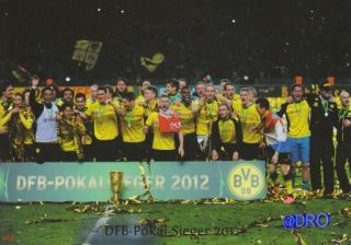 DORTMUND + DFB Pokal Sieger 2012 + BigCard #795 + BVB + NEU +