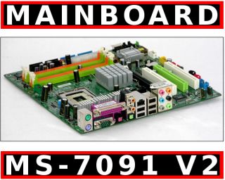 MSI MS 7091 Ver 2 DDR2 Motherboard Sockel 775 PCIe 7091