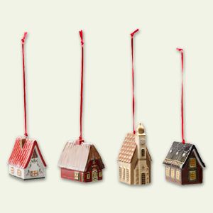Villeroy & Boch Nostalgic Ornaments Miniglocken Häuser 4tlg. 14 8331
