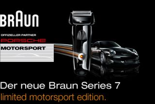 Braun Rasierer Pulsonic Series 7   790 cc 790cc Motorsport Edition NEU