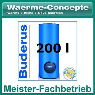Buderus Logalux SU200/5 Warmwasser Speicher Boiler stehend