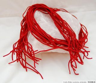 Lederband 100 % Leder 1 m (100cm) knall rot seidiges Leder ohne