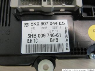 VW Golf 6 Touran Klima Klimatronic Klimabedienteil 5K0 907 044 ES