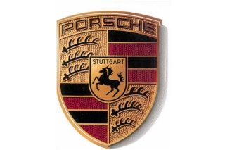 WAP013002   Original Porsche Wappen Aufkleber Größe 54,5 x 66,7 mm