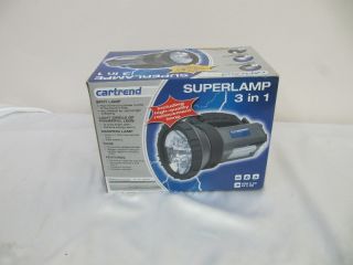 Cartrend 80104 Superlampe 3 in 1 LED New Generation