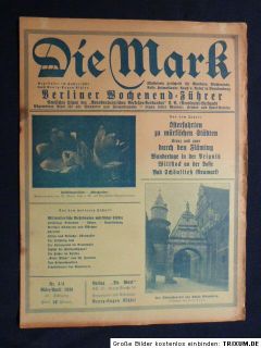 Die Mark, Zeitschrift für Wandern u. Heimatkunde, Nr.3/4 von 1930