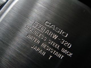 Vintage CASIO ARW 320 ALTI DEPTH ARW 320 Rare Dive ANALOG DIGIT LCD