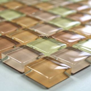 Das Mosaik aus Glas 8mm Mix in verschiedenen Farben im Wechsel