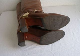 Vintage Traum Lederstiefel 40 Boho Boots LEDER Stiefel Gr 7