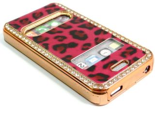 iPhone 4 S ETUI TASCHE LEO Cover hard Case Hülle strass bling TOUCH