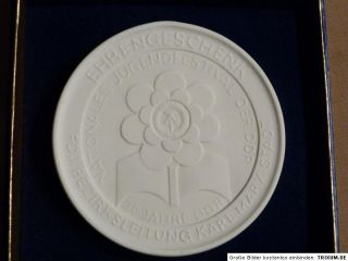 DDR Meissen Medaille, Ehrengeschenk FDJ Bezirksleitung Karl Marx Stadt