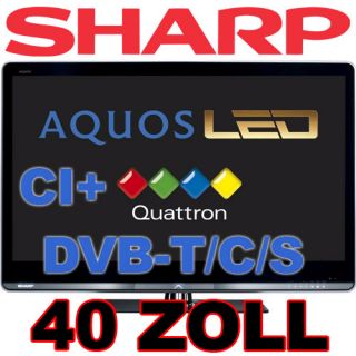 SHARP LC40LE822E LCD TV FULL HD LED 100Hz TECHNIK 40 DVB C/S/T TUNER