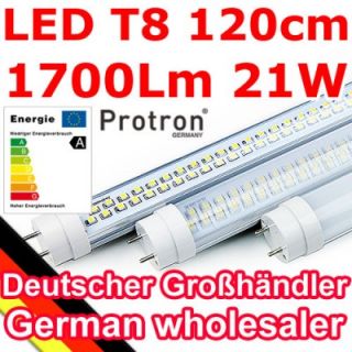 Protron LED T8 120cm Leuchtstofflampe 288 SMDs Röhre G13