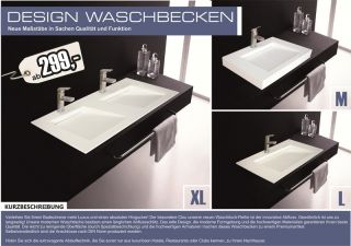 HOME DELUXE Design Waschbecken Waschtisch Waschschale Handwaschbecken