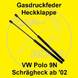 Gasfeder Heckklappe VW Polo 9N Schrägheck