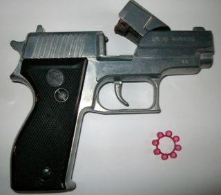 Zündplätchen Pistole Metall schwehr officer 8 Ideal Model auf dem
