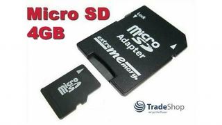 4GB Micro SD Speicherkarte f Samsung SGH E840 E870 E900