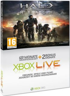 Xbox 360 Live Gold 12+214 Monate Karte Abonnement Code