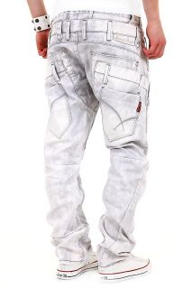 cipo baxx cipo baxx doppelbund jeans grau c 833 colour denim jeans von