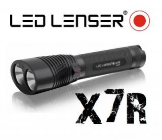 LED LENSER X7R Taschenlampe X 7 R inkl. Akku + Koffer 