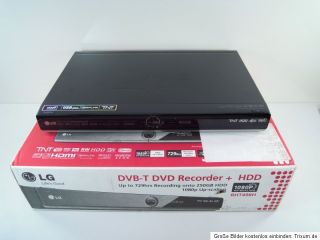 LG RHT498H DVD Recorder und Festplatten Rekorder 250 GB DiVx HDMI
