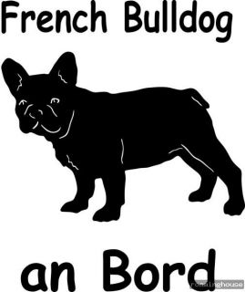 French Bulldog  Aufkleber   Autoaufkleber  Neu 