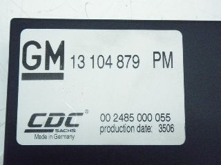 OPEL Astra H GTC OPC 2.0 Turbo Steuergerät CDC Sachs 13104879 PM