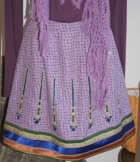 NOA NOA Rock Skirt Gr.L Seide Calender Silk Farbe Lilaton Dahlia