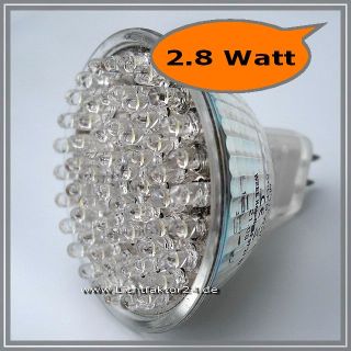 5x 60er LED Leuchtmittel Lampen Strahler 12V 2.8W  20W