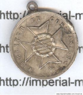 SACHSEN Meiningen Ernestinischer Haus Orden Medaille 16mm Miniatur