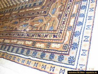 Persischer Orientteppich Handgeknüpfter Teppich mit Signierung
