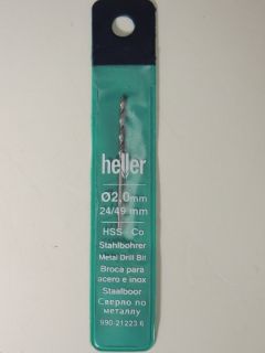 Heller HSS CO Cobalt Bohrer Cobaltbohrer Stahlbohrer Metallbohrer
