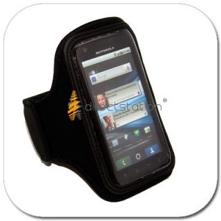 Black GYM Armband Case Cover Pouch Wallet Arm Band For Motorola Photon