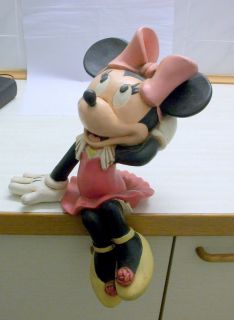 Walt Disney Figur Minnie Maus 45 cm sehr alt mit Disney Marke