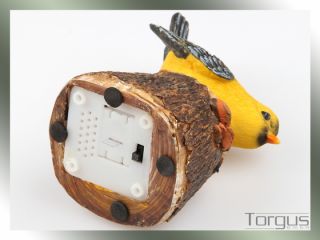 Pfeifender Vogel Bewegungsmelder Sensor Zwitschernd Garten Deko Alarm