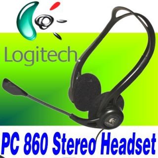 Logitech PC 860 Headset / Kopfhörer / Klinke / 2,4m NEU 0133981000094