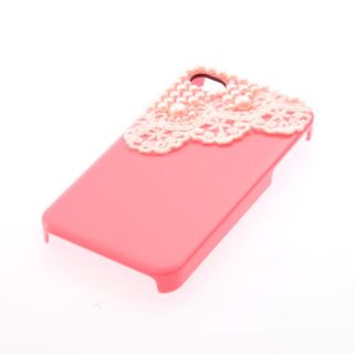 For iPhone 4 4S Cute Pearl Lace ice Cream Hard Back Case Cover Screen