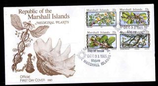 Marshall Inseln 67/70 FDC Heilpflazen u.a. Cassytha filiformis