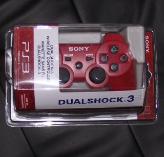 Red Wireless Bluetooth Controller for Sony PS3  URD01