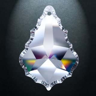 1x Bleikristall Pendel 38 mm Marke Asfour Crystal 30% PbO Kristalle