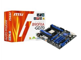 MSI 890FXA GD70, Sockel AM3, AMD 007640010R Motherboard 0816909073539