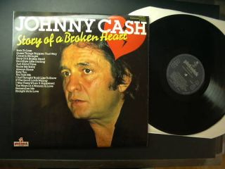 JOHNNY CASH Story Of A Broken Heart UK SHM 897   LP
